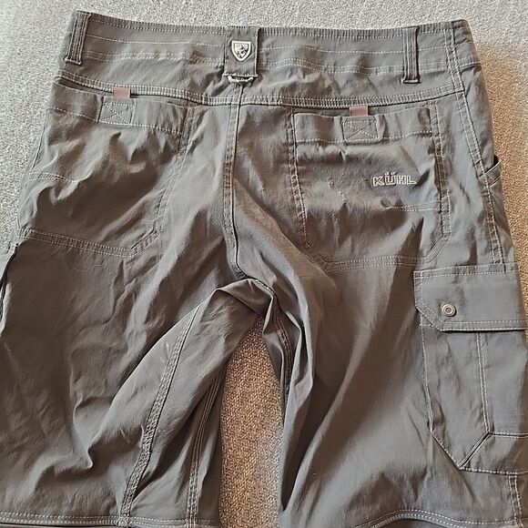 KUHL RENEGADE STEALTH MEN 34/32 CONVERTIBLE NYLON CARGO PANTS SHORTS ZIP OFF - Picture 5 of 9